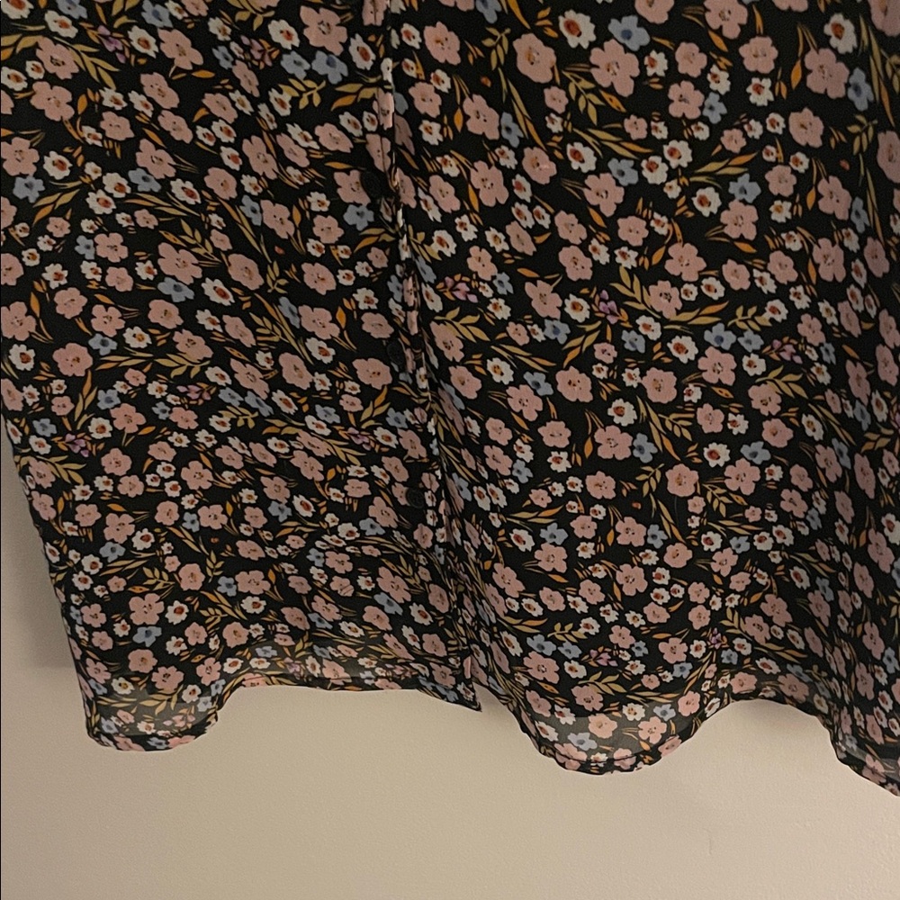 RD Style Black Floral Mini Dress - Picture 5 of 5